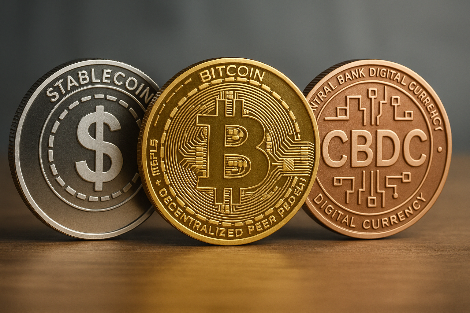 Stablecoins, criptomoedas e CBDCs: entenda as diferenças